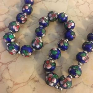 Cloisonné necklace